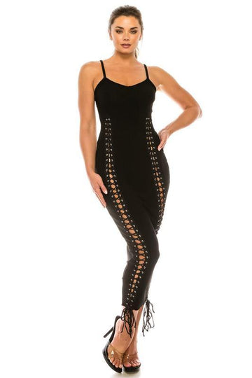 Double-Corseted Detailing Dress - Paelyn Boutique